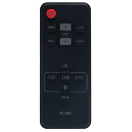 NC305UH NC305 Replace Remote Control Applicable for Sanyo Soundbar FWSB405FP FWSB405FS FWSB405FA FWSB405F