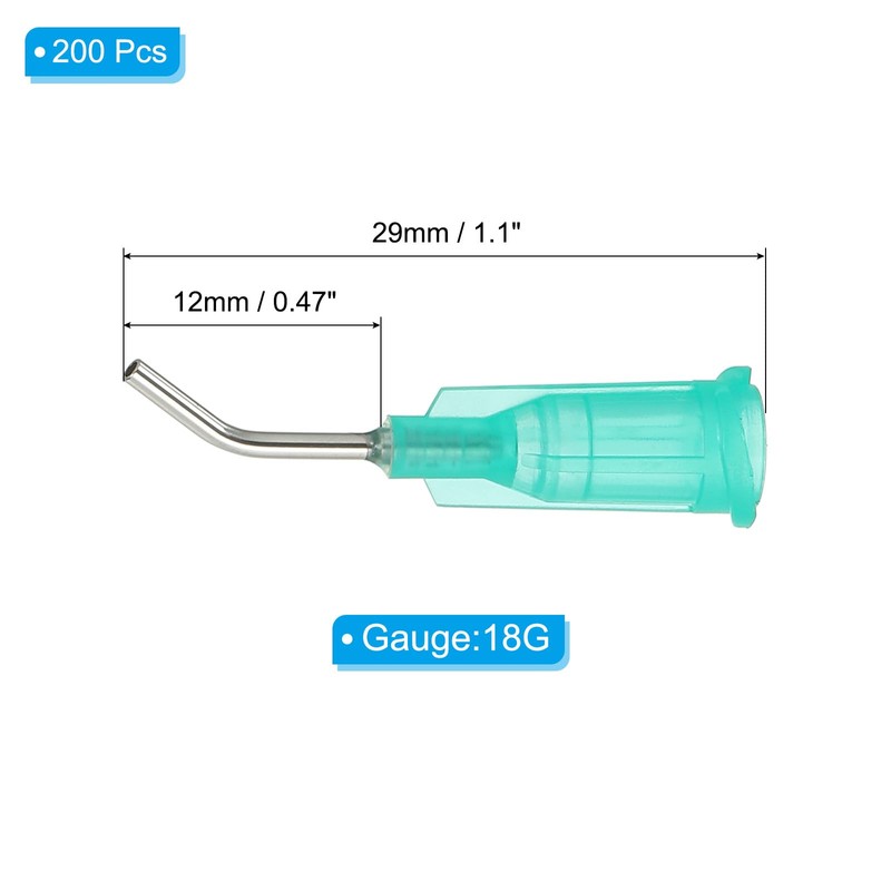 PATIKIL Blunt Tip Dispensing Needles with Bent Blunt Needle, 200