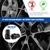 JiiinMiiin M14x1.5 32Pcs Black ONE-Piece Design OEM Lug Nuts Replace