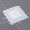 Silicone Tub Stopper Floor Drain Cover, 2 Pieces Sewer Anti-Odor