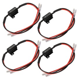 4x 12V 25W 8Ohm Load Resistor, Riloer For Car Motorcycle Indicator LED Turn Signal Light
