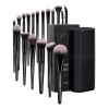 18 Set De Brochas Para Maquillaje Profesional estuche caja Color
