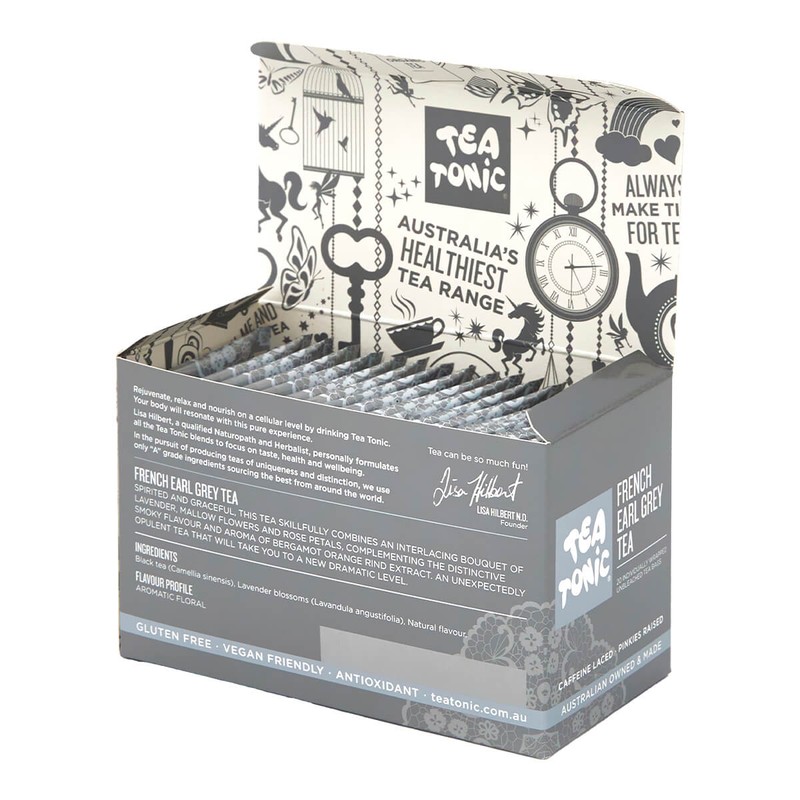 Tea Tonic French Earl Grey Tea, 20 Tea Bags