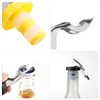 6pcs Reusable Wine Stoppers, Silicone Vacuum Bottle Stopper,Expanding Manual Beverage