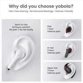 yobola Wireless Earbuds Bluetooth Earphones