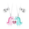 DOYYCA Best Friend Necklace Gifts Friendship Necklace Magnetic Matching Heart