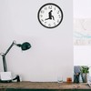 Sveudvdis Ministry of Silly Silent Walks Clock, 12 inch Non-Ticking