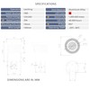 Ordentlich LED Latching Aluminum Push Button Switch 12-24V DC 20A