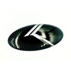 New 2pc Vintage K Metal Skin Emblem Badge Overlay for