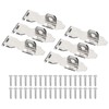 PATIKIL Door Lock Hasp Latch 2.2 Inch, 6 Pcs Stainless