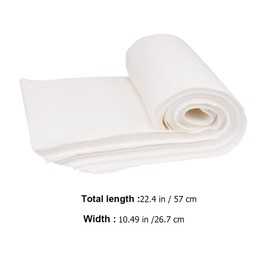 FOMIYES 100 Sheets Disposable Bathroom Foot Towels Non- woven Manicure Towel Water Absorbent Table Mat for Bathroom Pedicure (White)