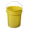 EconoHome 5-Gallon Yellow Bucket Pail Container without Lid | Metal