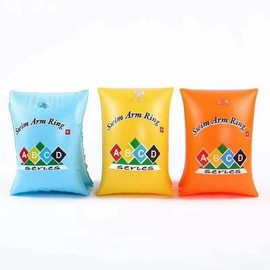Kids' Swimming Arm Float Sleeves and Rings for Water Sports Free Size/Rainbow Water Sleeve 10ea