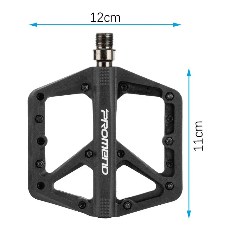 Pedal De Bicicleta Mtb Sellado Du Nylon Super Large M42