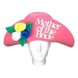 FOAM PARTY HATS: Mother of the Bride Hat - Bride to Be Hat - Future Mrs Hat - Bride Hat - Bridal Party Hat - Princess Bride Hat - Bachelorette