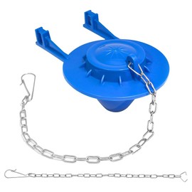 Peakloong Universal Toilet Flapper Replacement Kit 1SET 2 Inch Toilet Tank Flapper with 2 Stainless Chains