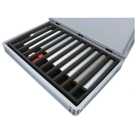 Feldherr Euro container for model railway - 11 slots for H0 gauge - standing