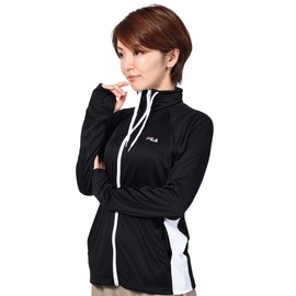 Fila 2227211 Women's PE Smooth Rash Guard, BK