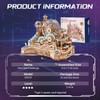 ROKR 3D Wooden Puzzles for Adults Miniature Marble Run Building