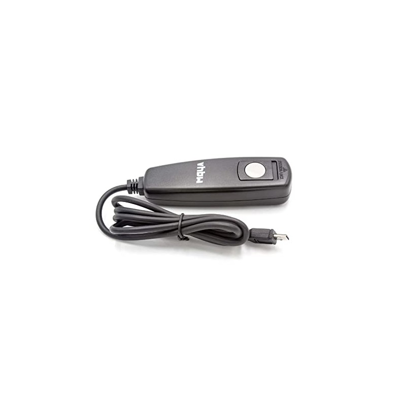 vhbw Remote Shutter Release Cable Compatible with Sony FDR-AX100E, FDR-AX53,