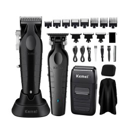 Unknown Professional Hair Clipper Hair Trimmer Beard Shaver Set for Men Electric Cordles