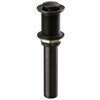 All Metal Brass Pop Up Sink Drain Without Overflow, Oil