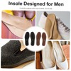 LALAFINA Sets Breathable Absorption Insole for Men Non-slip Comfortable Easy