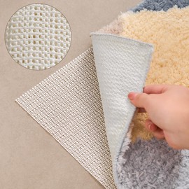 TJWODO 12X15 FT Non-Slip Rug Pad Gripper for Hardwood Floors, Tile, & Carpet – Anti-Slip Rug Pads to Keep Area Rugs Secure and in Place, Protects Floors, Prevents Slipping and Sliding