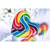Rainbow Love Heart Lollipop - 35g - 1 Lollipop -
