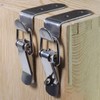 Oewnvmd 90 Degrees Duck-Mouth Buckle Hook Lock Stainless Steel Spring