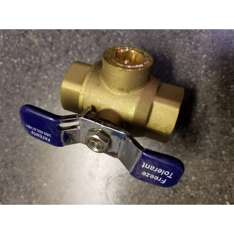 FEBCO Irrigation Sprinkler 3/4 " Ball Valve w Freeze Tolerant