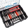 Seept 405Pcs 15-Sizes 304 Stainless Steel Single Ear Hose Clamps