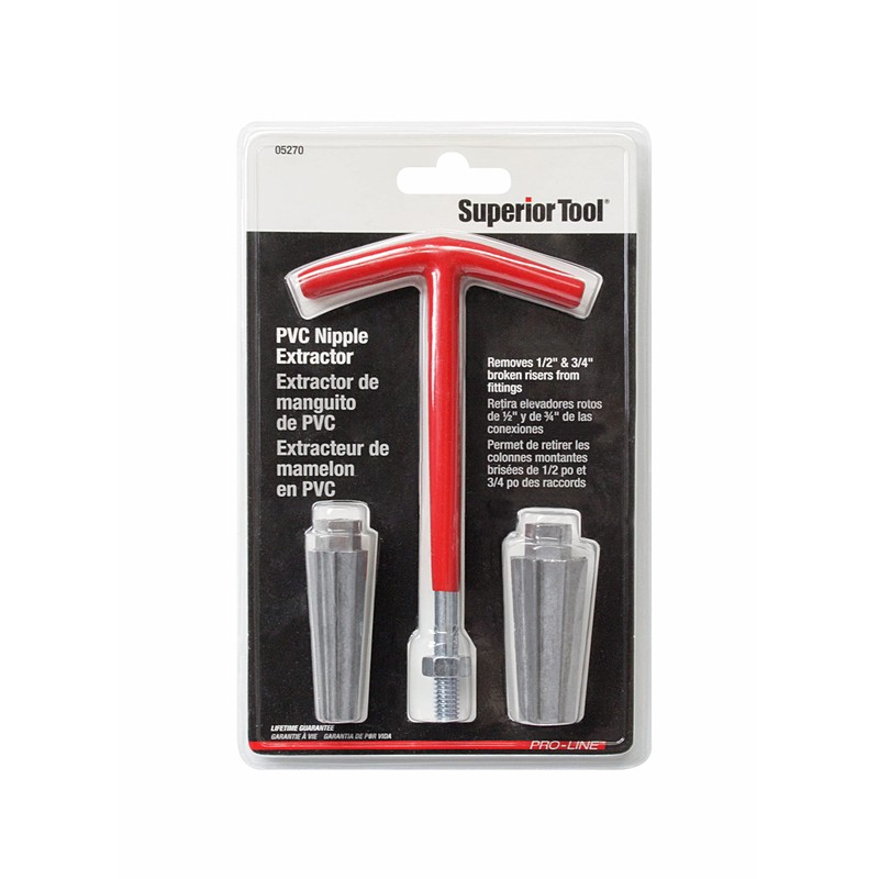Superior Tool Riser Removal Tool,1/2 & 3/4 in,Steel