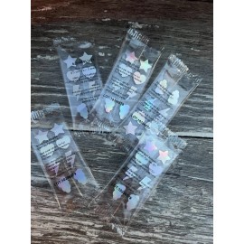 SOS Saver Of Skin Blemish Patches 40pk Hydrocolloid Acne Holographic Shapes New