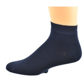 Sierra Socks Men's No Show Seamless Toe Socks 3 Pair Pack (Fits Shoe Size 6-12.5 Socks Size 10-13, Navy)
