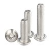 M6-1.0 x 100mm Button Head Socket Cap Screws, Stainless Steel