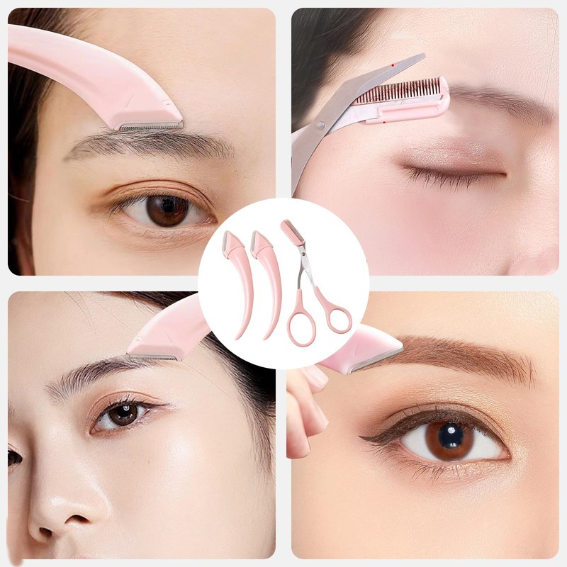 Doyime Eyebrow Scissors (Set of 3) Eyebrow Scissors Eyebrow Scissors
