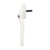 The Venetian Slimline Espag Window Handle in White - Low