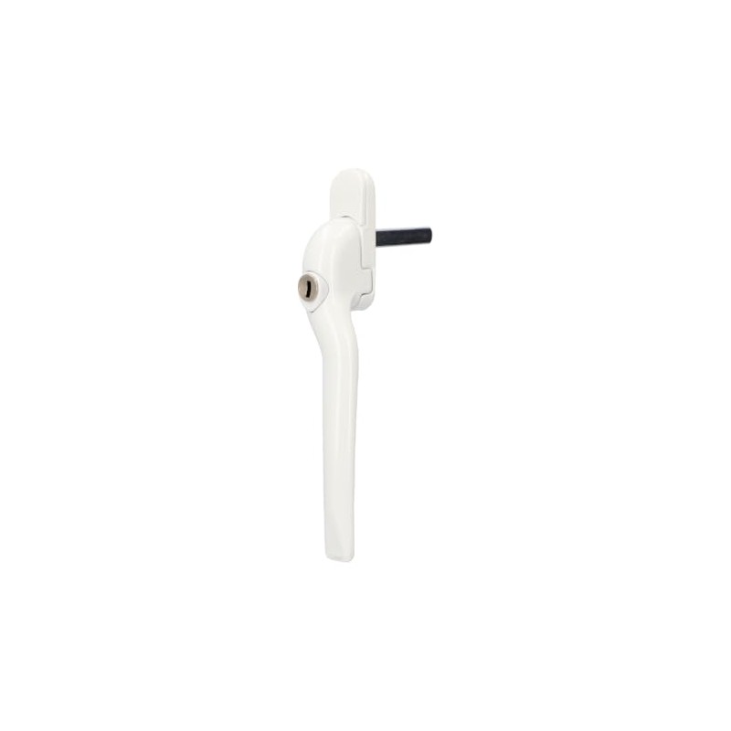 The Venetian Slimline Espag Window Handle in White - Low