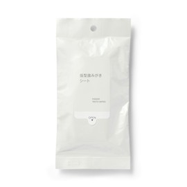 MUJI 84473371 Finger Toothpaste Sheet, 12 Sheets/Approx. 9.8 x 7.9 inches (250 x 200 mm)