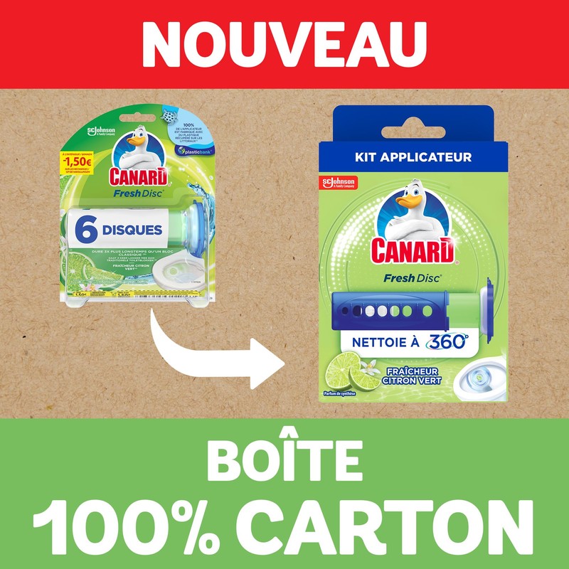 Duck Fresh Disc Fresh Applicator Lime Green