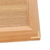 Rectangle Wood Tray Multifunctional Serving Tray for Fruit Food Pizza