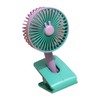 Mini Clip On Fan ABS Foldable USB Rechargeable Noiseless Small