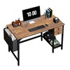 Lufeiya Computer Desk with Drawers - 40 Inch Work Reversible