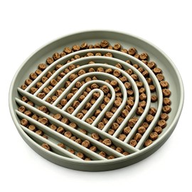 Comedero Lento para Perros, comedero Interactivo antiahogo con Base Antideslizante, comedero de Silicona para Cachorros y Gatos.