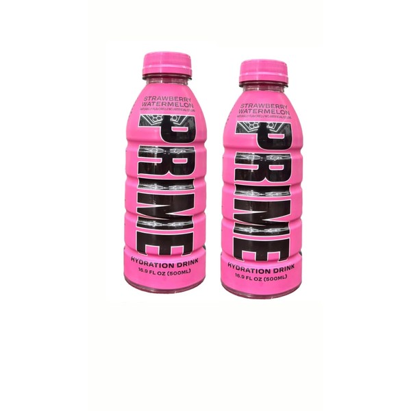 Prime Hydration Sports Drink and Electrolyte Beverage - 2 Pack (Strawberry Melon)