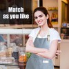 NyxSeat 1 Piece Striped Apron with Pockets Apron Baking Apron