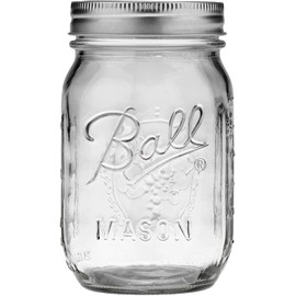 Ball Regular Mouth Pint 16-oz Mason Jar with Lids and Bands (Pack of 24)