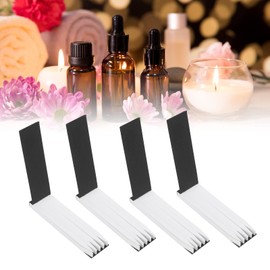 HURRISE 400pcs Perfume Test Strips Disposable White Essential Oils Fragrance Tester Strip for Aromatherapy (Black)