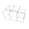 LELLOBABY™ - Deluxe Lucite Acrylic Diaper Caddy